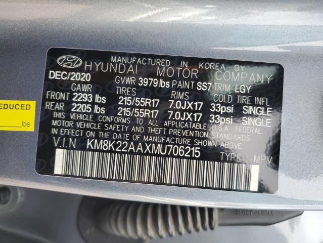 Photo 11 VIN: KM8K22AAXMU706215 - HYUNDAI KONA 