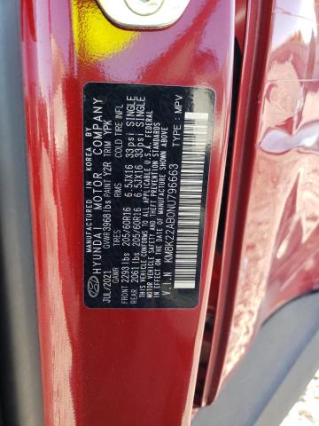 Photo 11 VIN: KM8K22AB0NU796663 - HYUNDAI KONA SEL 