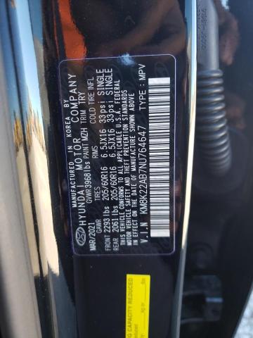 Photo 9 VIN: KM8K22AB7NU764647 - HYUNDAI KONA SEL 