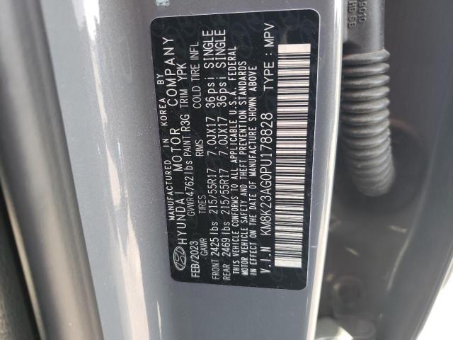 Photo 12 VIN: KM8K23AG0PU178828 - HYUNDAI KONA 