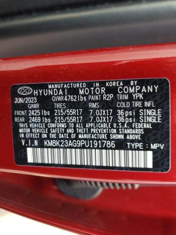 Photo 12 VIN: KM8K23AG9PU191786 - HYUNDAI KONA SE 