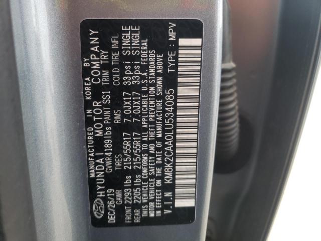 Photo 11 VIN: KM8K2CAA0LU534085 - HYUNDAI KONA SEL 