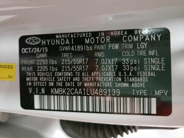 Photo 9 VIN: KM8K2CAA1LU489139 - HYUNDAI KONA 