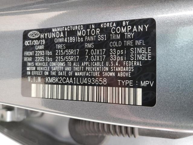 Photo 13 VIN: KM8K2CAA1LU493658 - HYUNDAI KONA SEL 