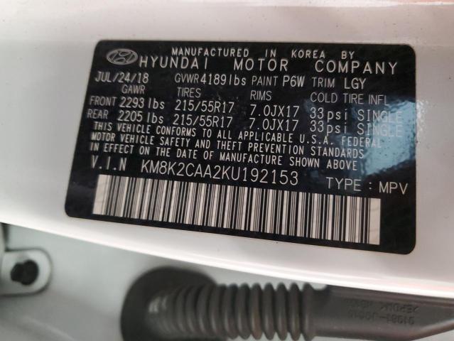 Photo 13 VIN: KM8K2CAA2KU192153 - HYUNDAI KONA 