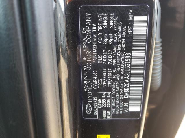 Photo 9 VIN: KM8K2CAA2LU521998 - HYUNDAI KONA SEL 