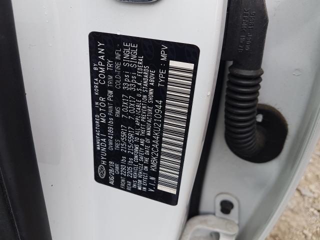 Photo 9 VIN: KM8K2CAA4KU210944 - HYUNDAI KONA SEL 