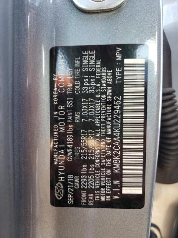 Photo 9 VIN: KM8K2CAA4KU229462 - HYUNDAI KONA SEL 