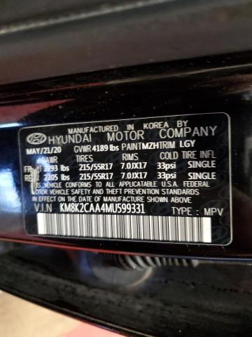 Photo 12 VIN: KM8K2CAA4MU599331 - HYUNDAI KONA 