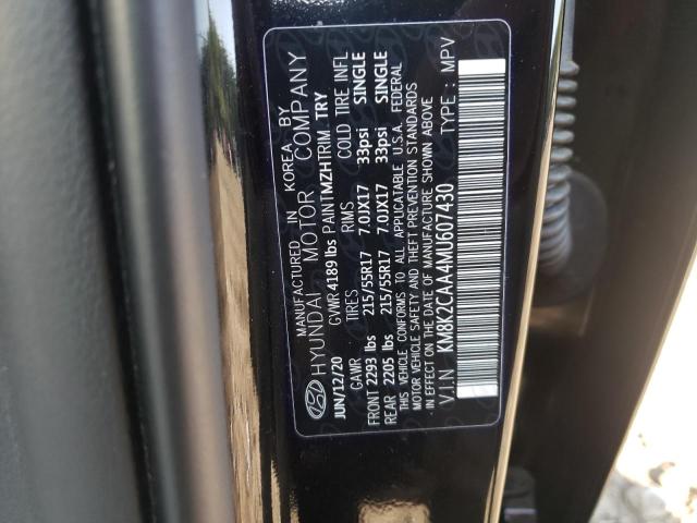 Photo 9 VIN: KM8K2CAA4MU607430 - HYUNDAI KONA SEL 