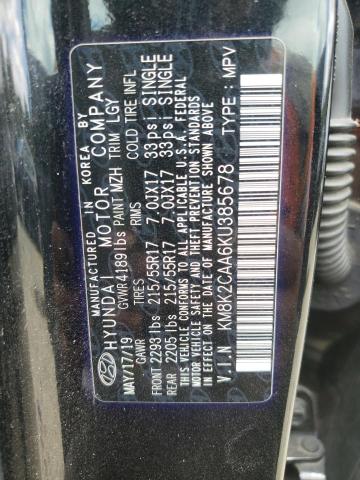 Photo 11 VIN: KM8K2CAA6KU385678 - HYUNDAI KONA 