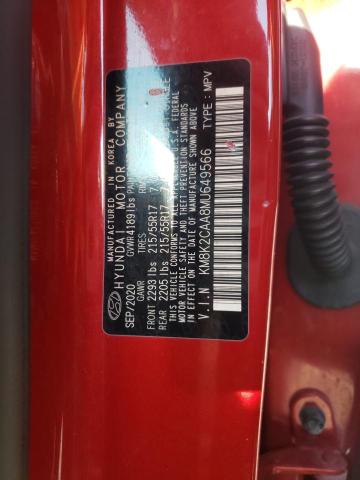 Photo 9 VIN: KM8K2CAA8MU649566 - HYUNDAI KONA SEL 