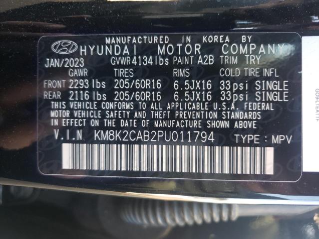 Photo 12 VIN: KM8K2CAB2PU011794 - HYUNDAI KONA SE 