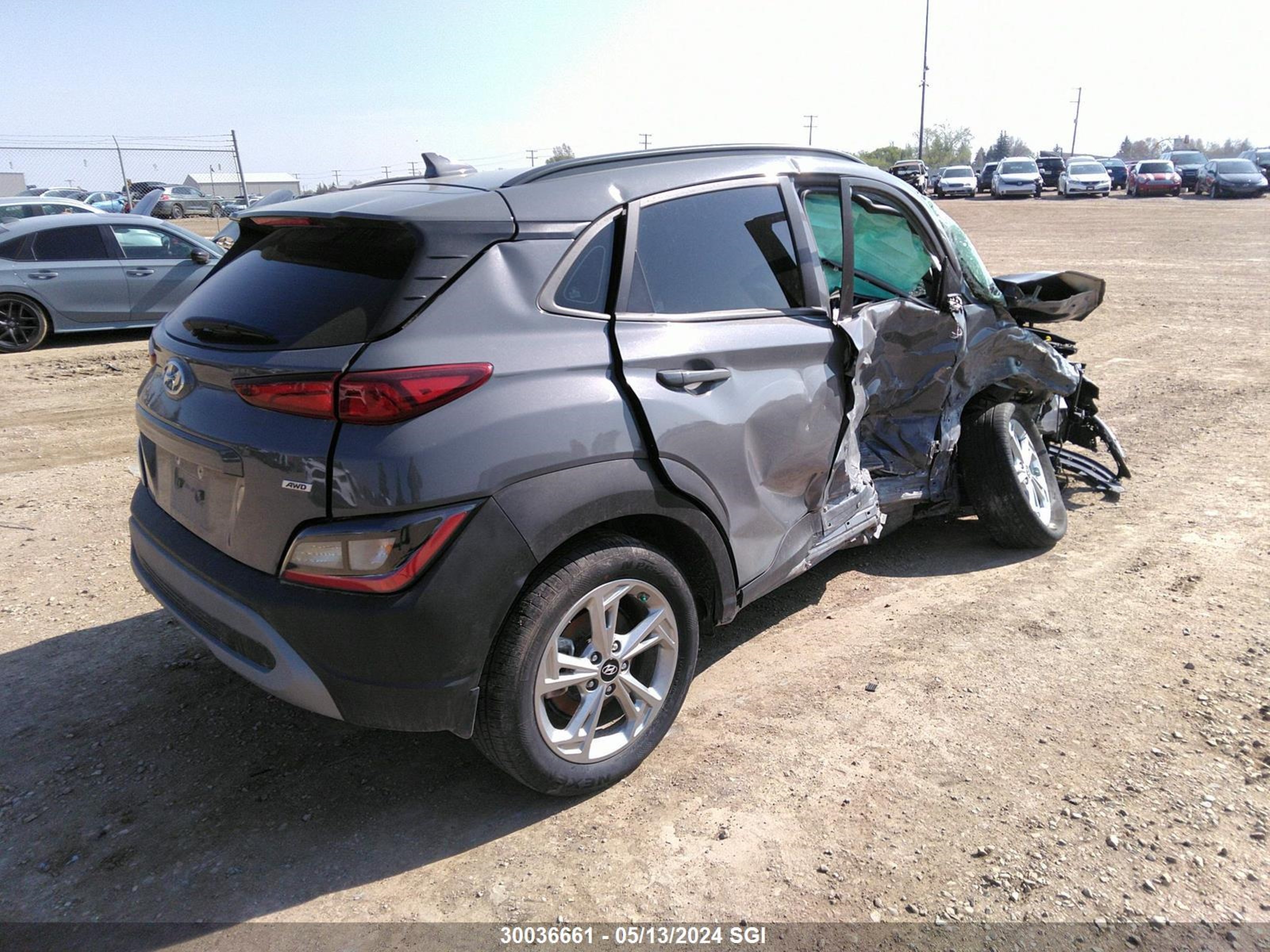 Photo 3 VIN: KM8K2CAB6PU010728 - HYUNDAI KONA 