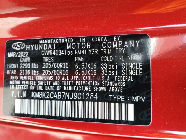 Photo 13 VIN: KM8K2CAB7NU901284 - HYUNDAI KONA 