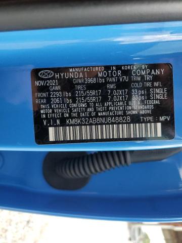 Photo 9 VIN: KM8K32AB8NU848828 - HYUNDAI KONA SEL 