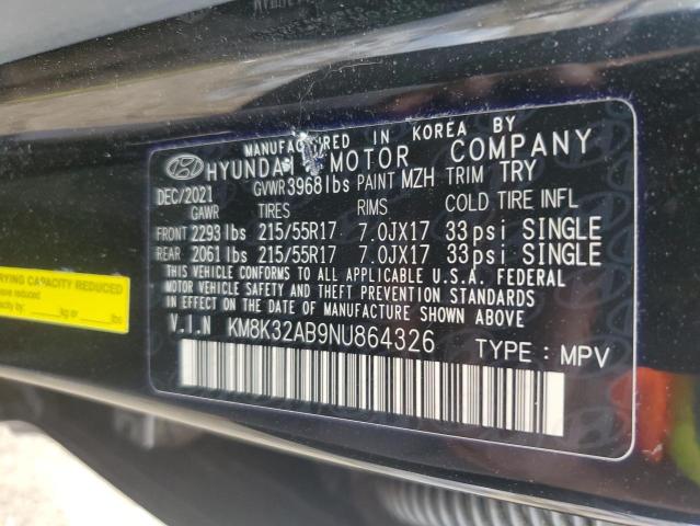 Photo 13 VIN: KM8K32AB9NU864326 - HYUNDAI KONA 