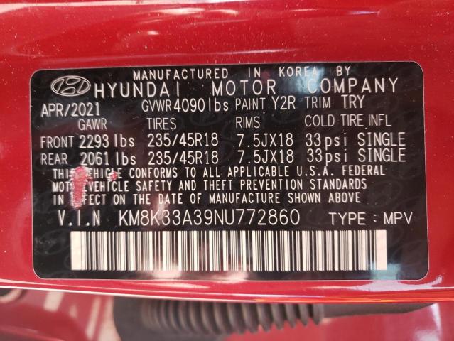 Photo 12 VIN: KM8K33A39NU772860 - HYUNDAI KONA N LIN 