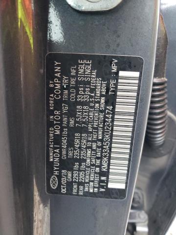 Photo 11 VIN: KM8K33A53KU234474 - HYUNDAI KONA LIMIT 