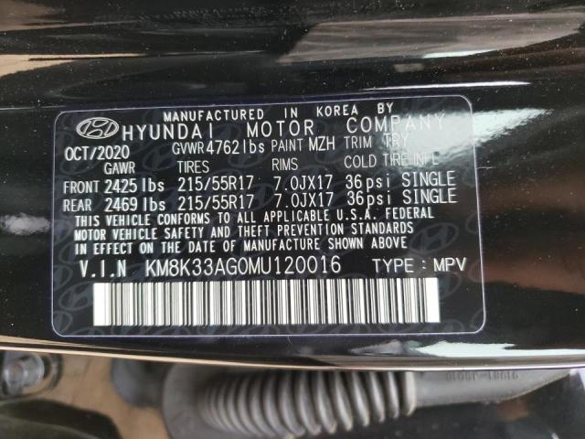 Photo 9 VIN: KM8K33AG0MU120016 - HYUNDAI KONA LIMIT 