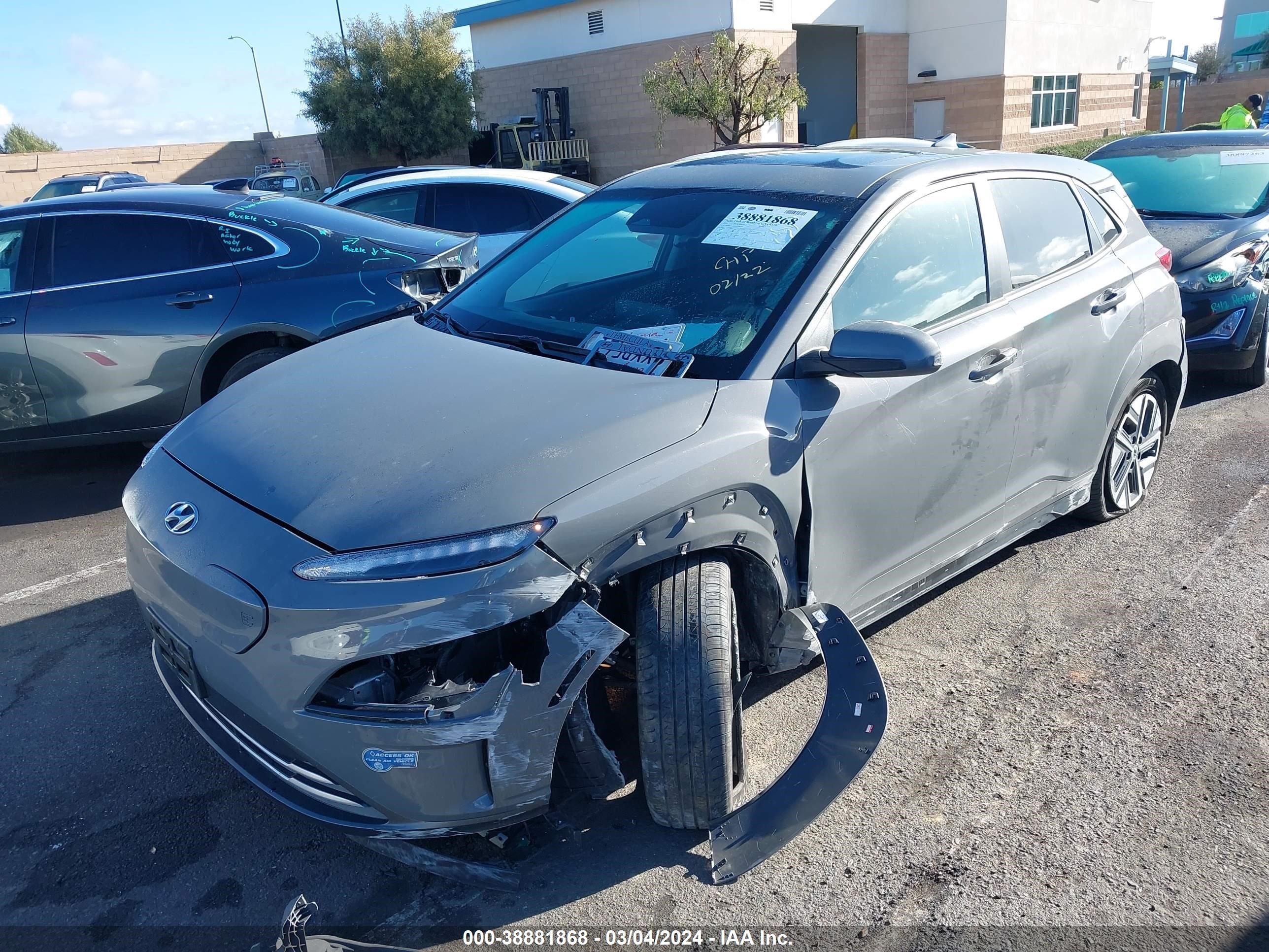 Photo 1 VIN: KM8K33AG2NU140186 - HYUNDAI KONA 