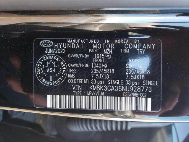 Photo 11 VIN: KM8K3CA36NU928773 - HYUNDAI KONA N LIN 