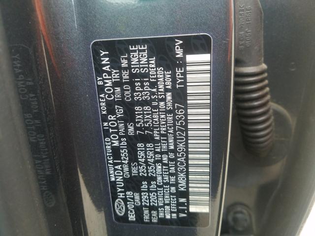 Photo 9 VIN: KM8K3CA59KU275367 - HYUNDAI KONA LIMIT 