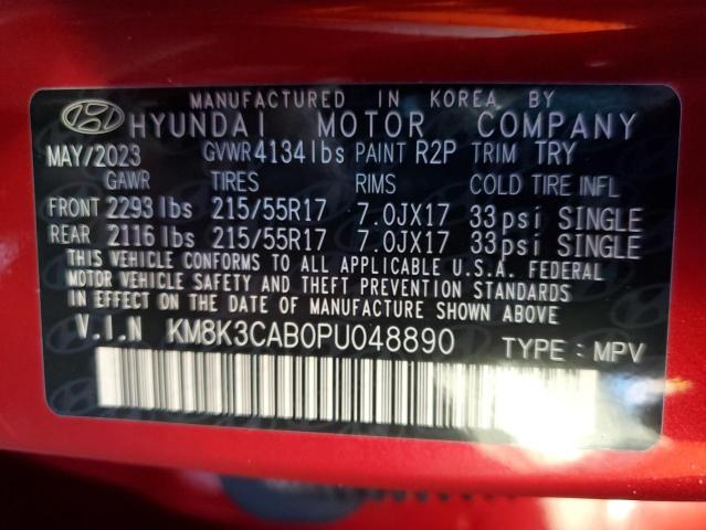 Photo 13 VIN: KM8K3CAB0PU048890 - HYUNDAI KONA 