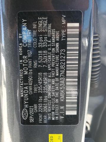 Photo 12 VIN: KM8K53A37NU821273 - HYUNDAI KONA 