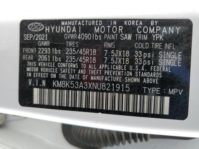 Photo 11 VIN: KM8K53A3XNU821915 - HYUNDAI KONA LIMIT 