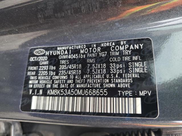 Photo 12 VIN: KM8K53A50MU668655 - HYUNDAI KONA 