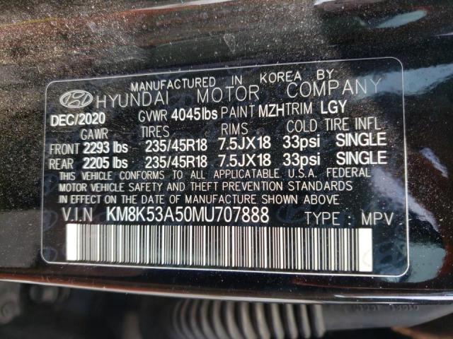 Photo 9 VIN: KM8K53A50MU707888 - HYUNDAI KONA ULTIM 