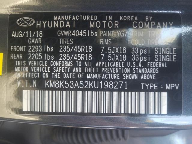 Photo 9 VIN: KM8K53A52KU198271 - HYUNDAI KONA ULTIM 