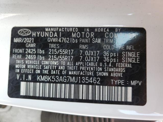 Photo 12 VIN: KM8K53AG7MU135462 - HYUNDAI KONA 