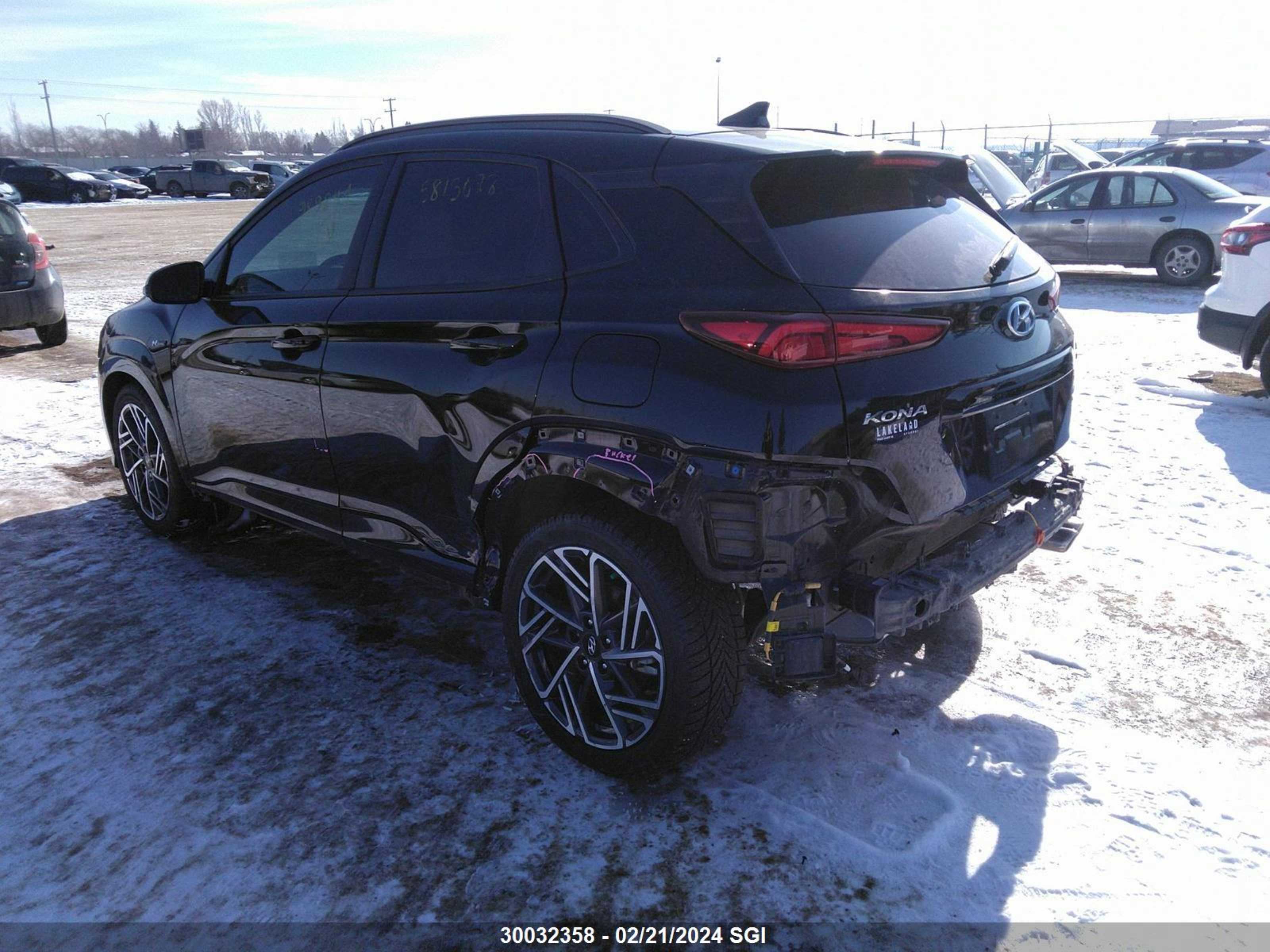 Photo 2 VIN: KM8K5CA34PU989844 - HYUNDAI KONA 