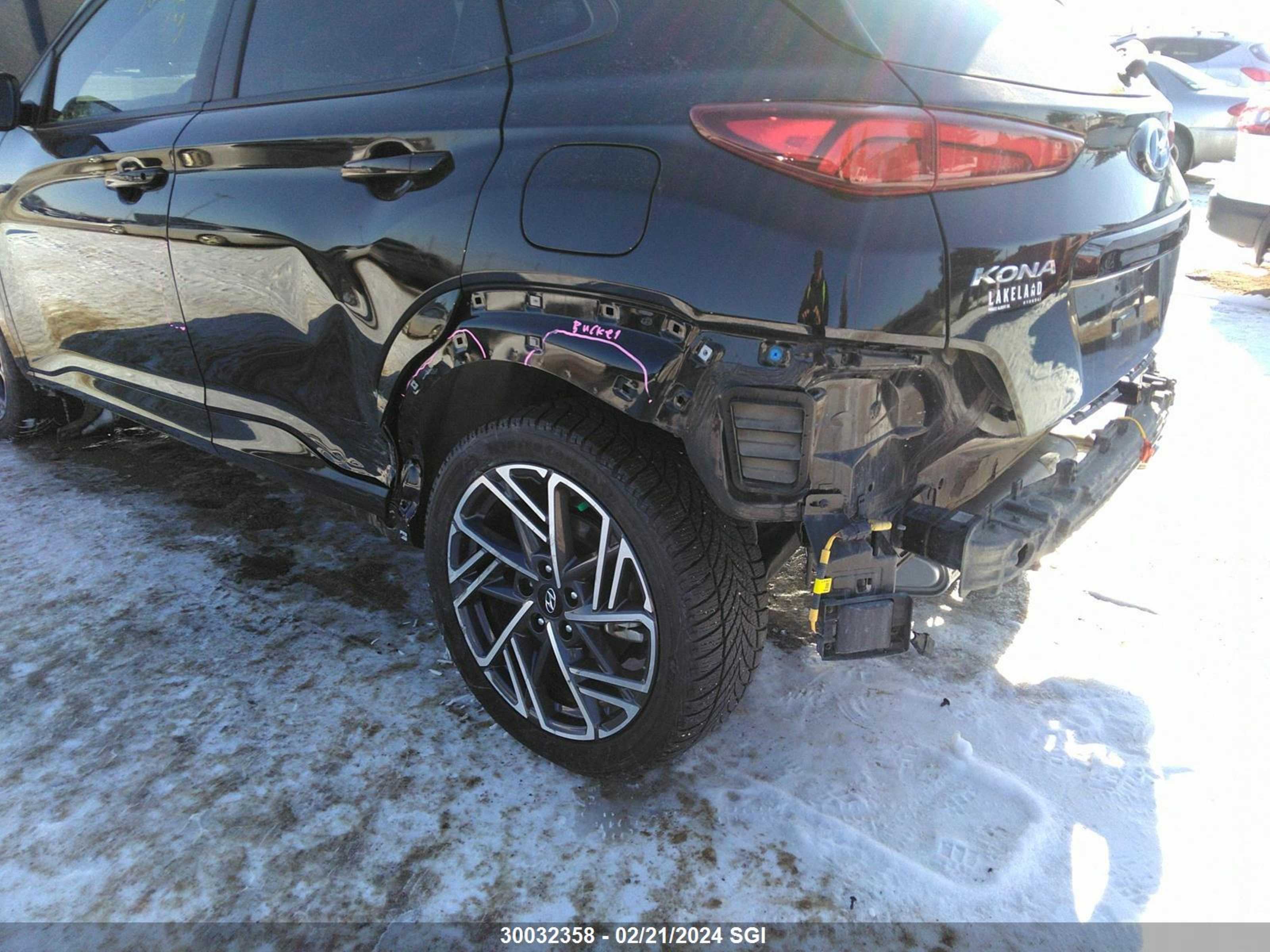 Photo 5 VIN: KM8K5CA34PU989844 - HYUNDAI KONA 