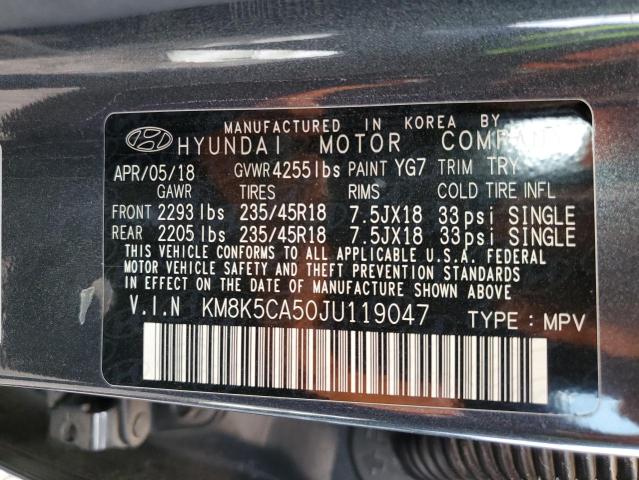 Photo 12 VIN: KM8K5CA50JU119047 - HYUNDAI KONA ULTIM 