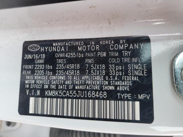 Photo 12 VIN: KM8K5CA55JU168468 - HYUNDAI KONA 