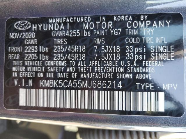 Photo 13 VIN: KM8K5CA55MU686214 - HYUNDAI KONA ULTIM 