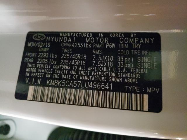 Photo 9 VIN: KM8K5CA57LU496641 - HYUNDAI KONA ULTIM 