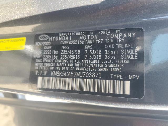 Photo 11 VIN: KM8K5CA57MU703871 - HYUNDAI KONA ULTIM 