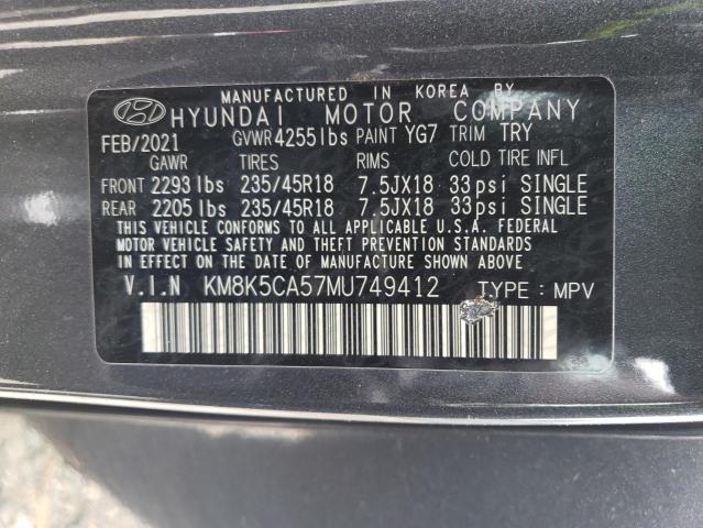 Photo 13 VIN: KM8K5CA57MU749412 - HYUNDAI KONA ULTIM 