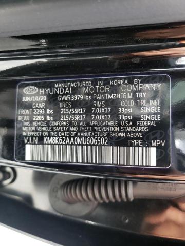 Photo 9 VIN: KM8K62AA0MU606502 - HYUNDAI KONA SEL P 