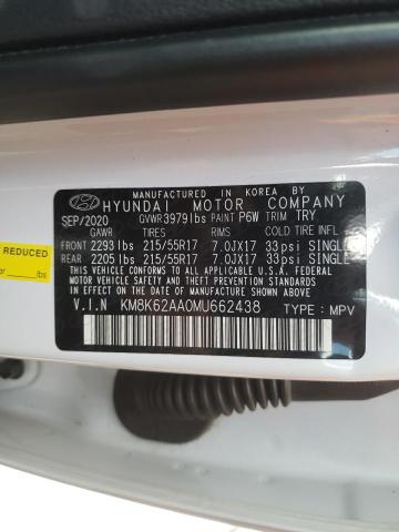 Photo 9 VIN: KM8K62AA0MU662438 - HYUNDAI KONA SEL P 