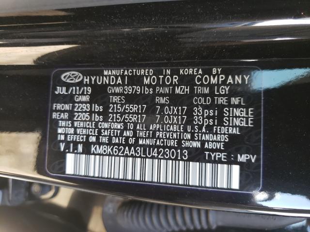 Photo 9 VIN: KM8K62AA3LU423013 - HYUNDAI KONA SEL P 