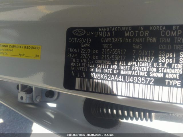 Photo 8 VIN: KM8K62AA4LU493572 - HYUNDAI KONA 