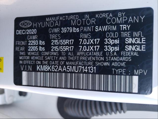 Photo 9 VIN: KM8K62AA5MU714131 - HYUNDAI KONA SEL P 