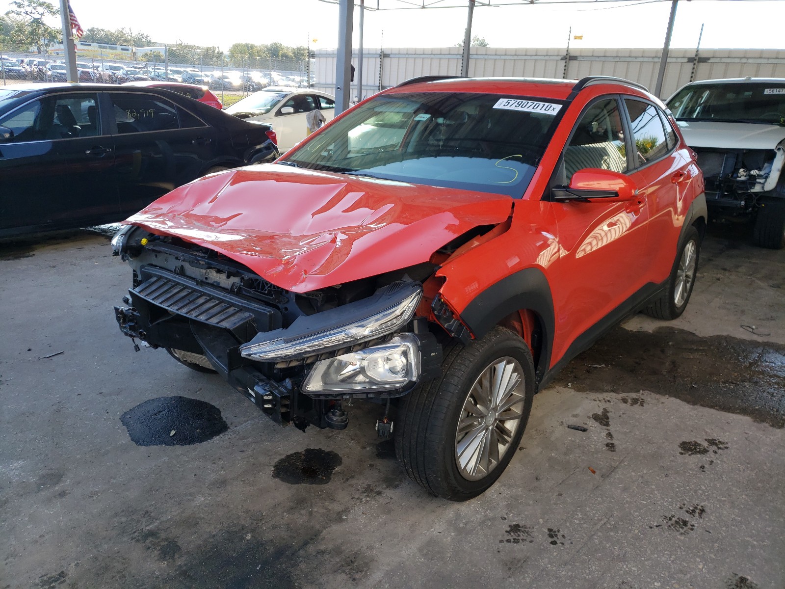 Photo 1 VIN: KM8K62AA6KU254927 - HYUNDAI KONA SEL 