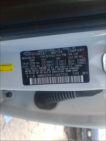 Photo 9 VIN: KM8K62AA7LU497339 - HYUNDAI KONA SEL P 