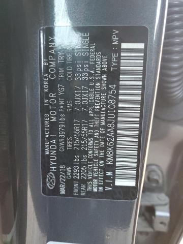 Photo 11 VIN: KM8K62AA8JU108754 - HYUNDAI KONA SEL 